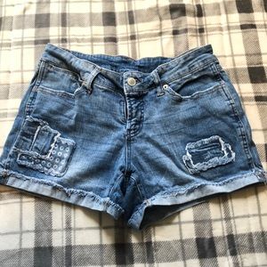 Denim shorts